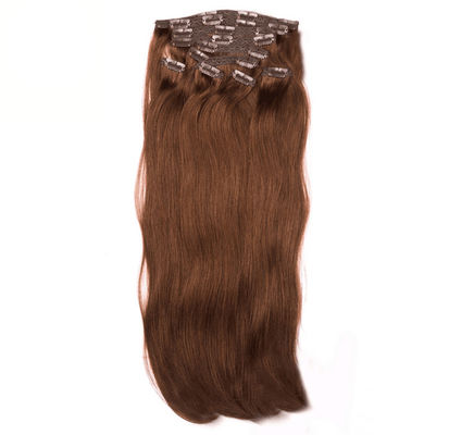 Trung Quốc Kép sợi ngang trinh clip trong phần mở rộng tóc / thẳng remy tóc con người clip trong nhà cung cấp