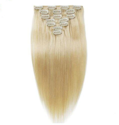 Trung Quốc Blonde Trinh Clip Trong Phần Mở Rộng Tóc, Phần Mở Rộng tóc 100 Tóc Con Người Clip Trong nhà cung cấp