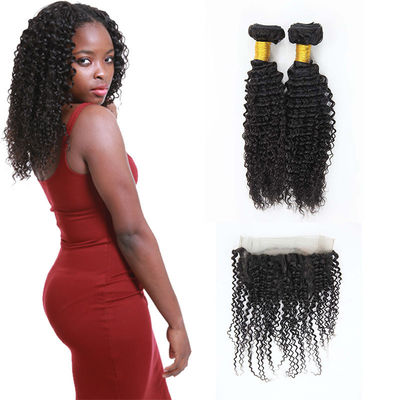 Trung Quốc Xác thực 360 ren phía trước đóng cửa / tóc con người ren đầu đóng cửa kinky curl nhà cung cấp