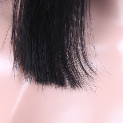 Tinh khiết Trinh Tóc Lace Wigs / Lace Front Wigs Đối Với Đen Phụ Nữ Silk Straight nhà cung cấp